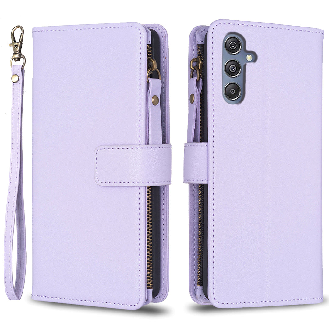BF Style-19 for Samsung Galaxy F34 5G M34 5G Wallet Phone Case PU Leather Stand Zipper Pocket Cover BF Style-19 for Samsung Galaxy F34 5G M34 5G Wallet Phone Case PU Leather Stand Zipper Pocket Cover